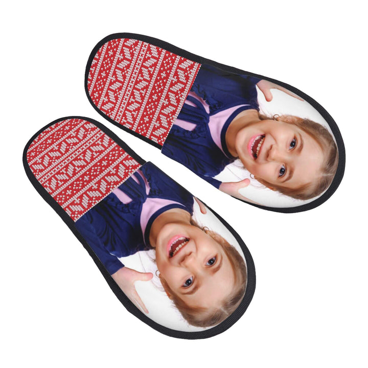 custom photo slippers