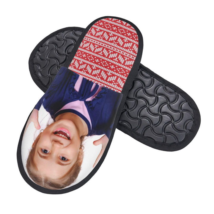 custom photo slippers