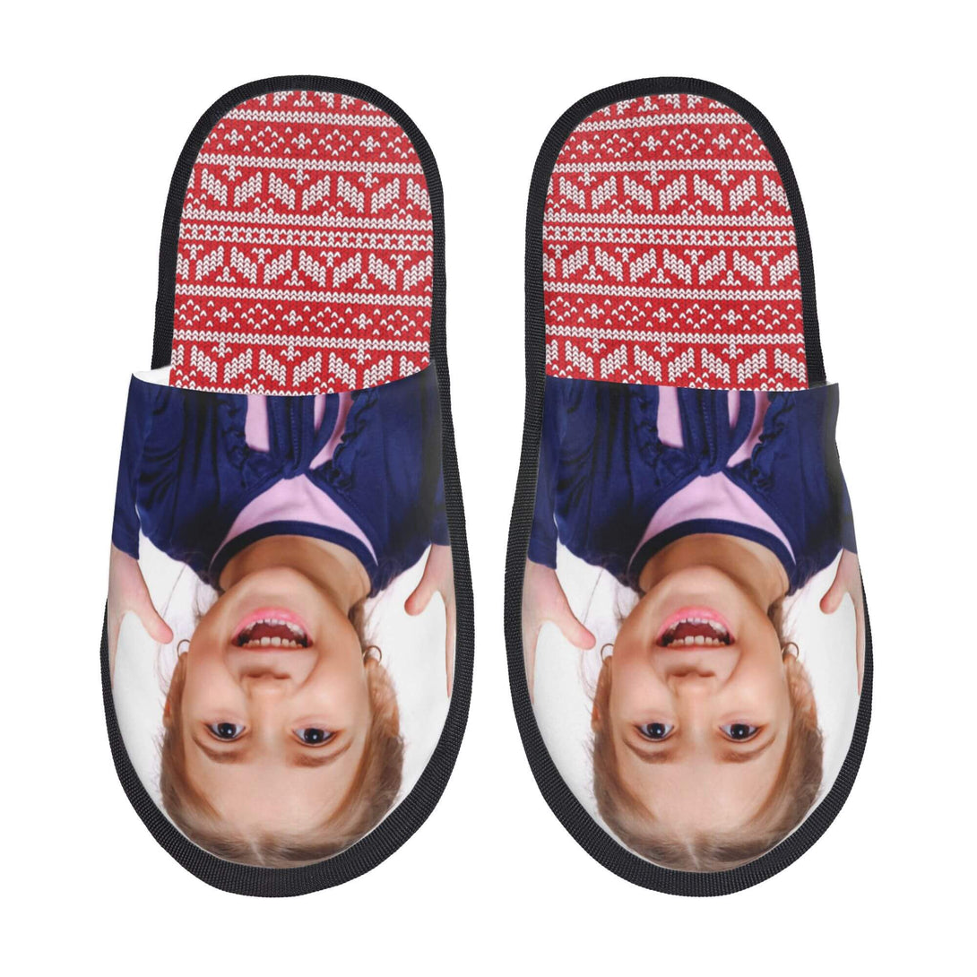 custom photo slippers