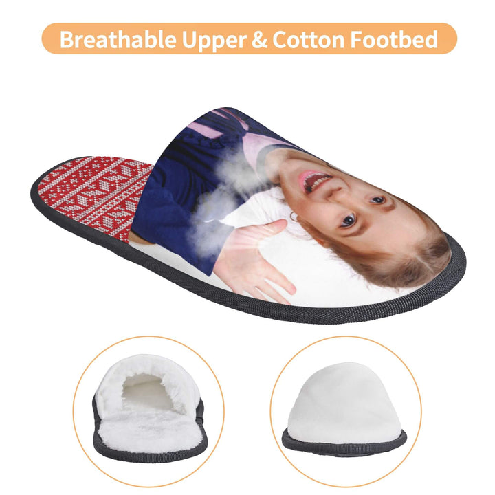 custom photo slippers