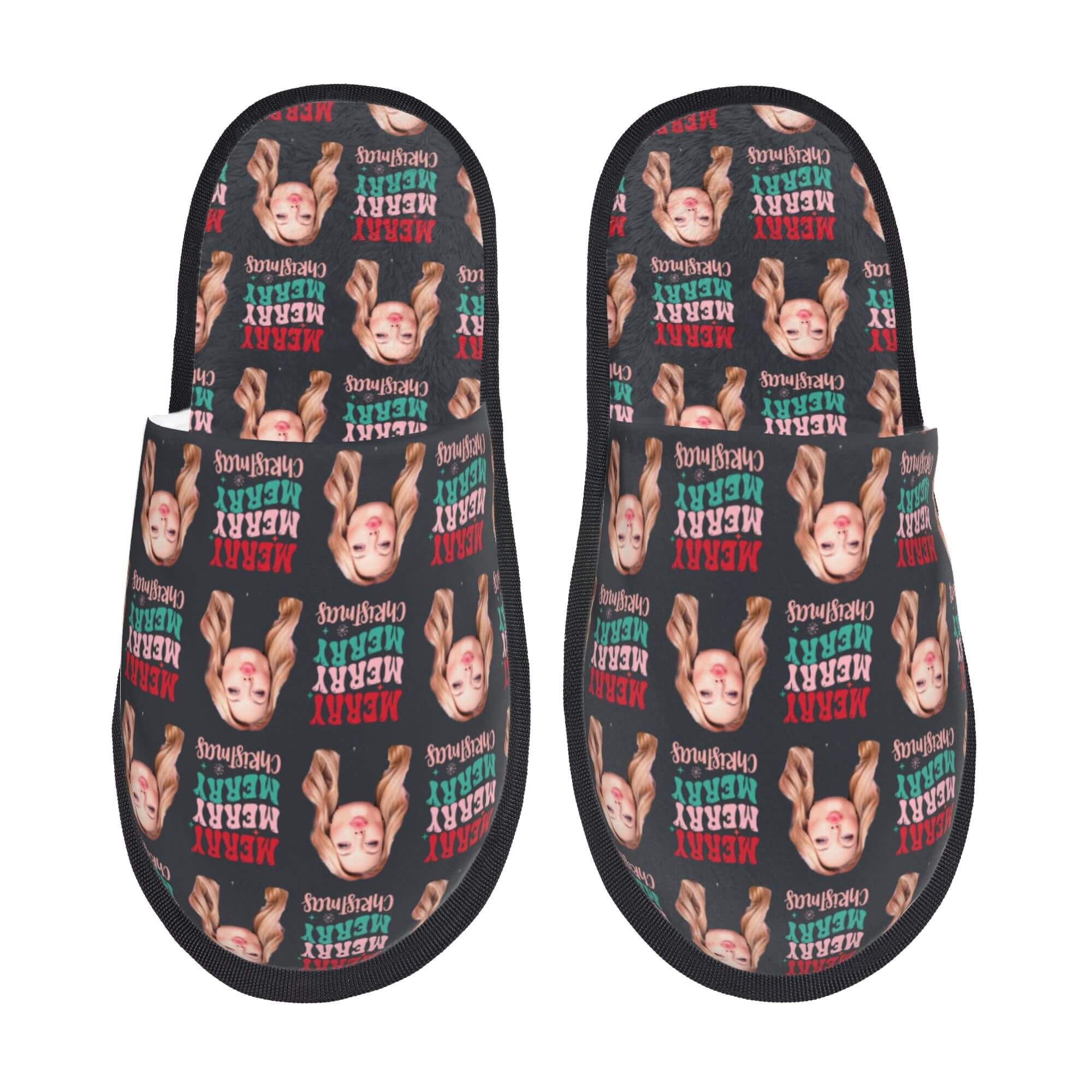 custom photo slippers