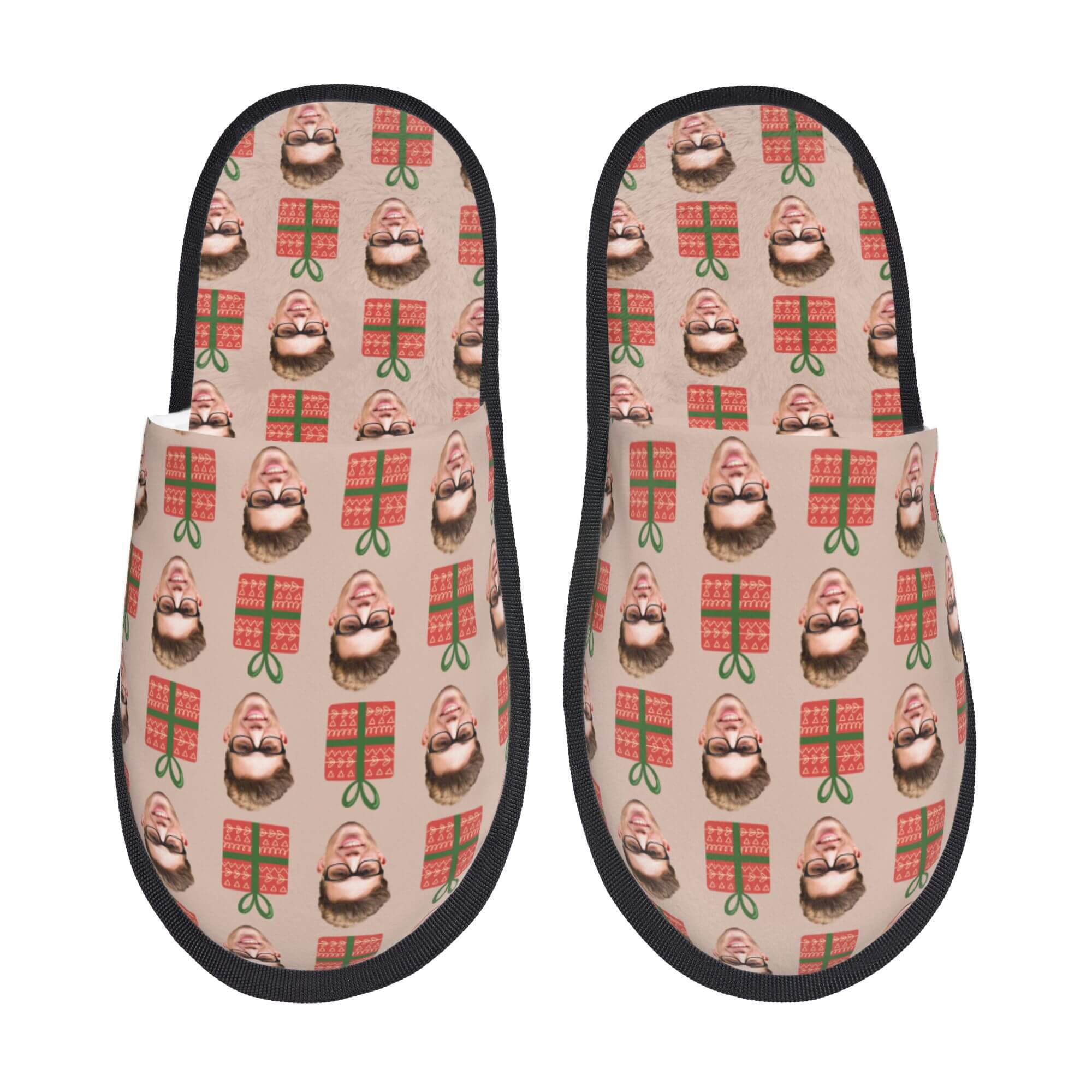 custom photo slippers