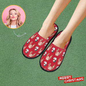 custom photo slippers