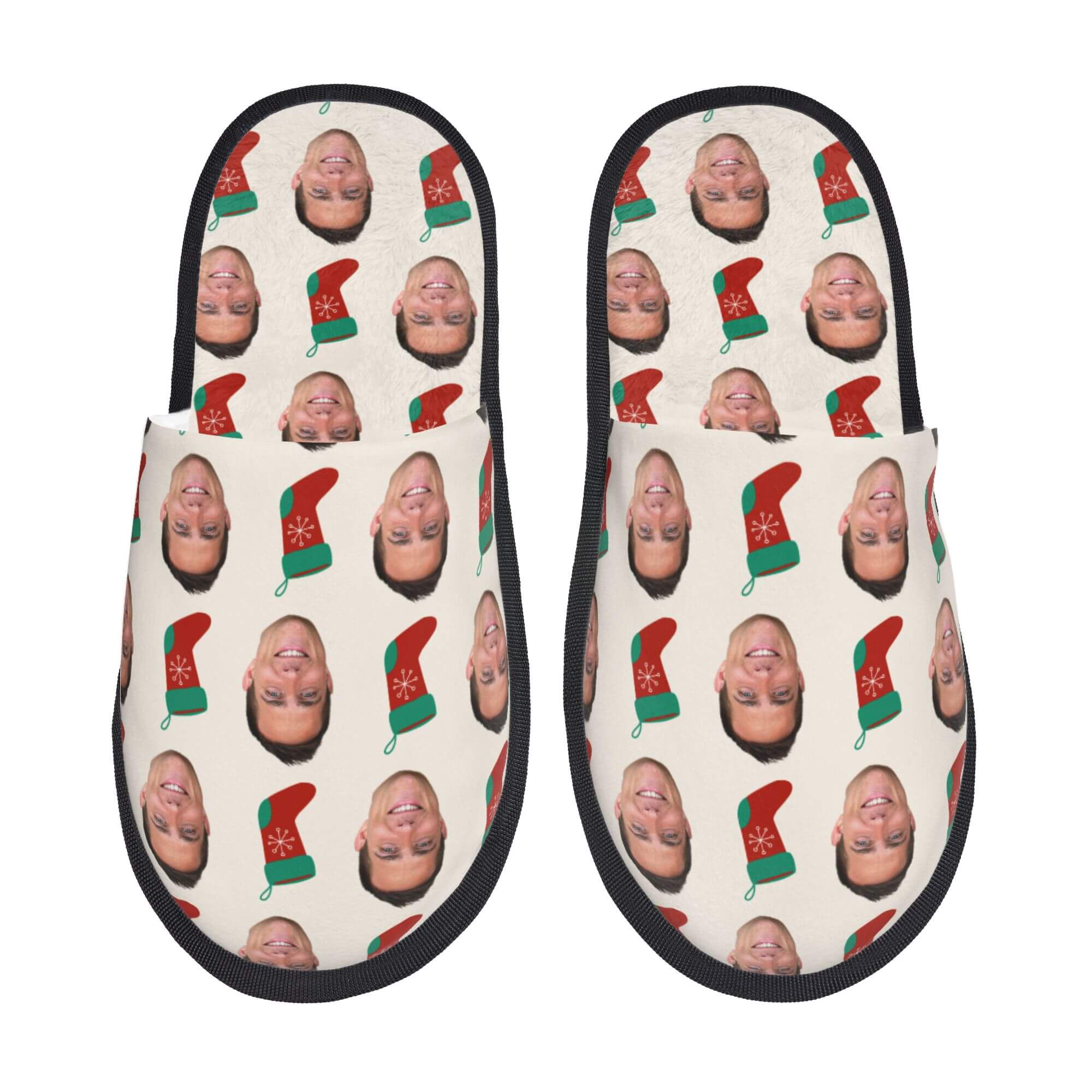 custom photo slippers