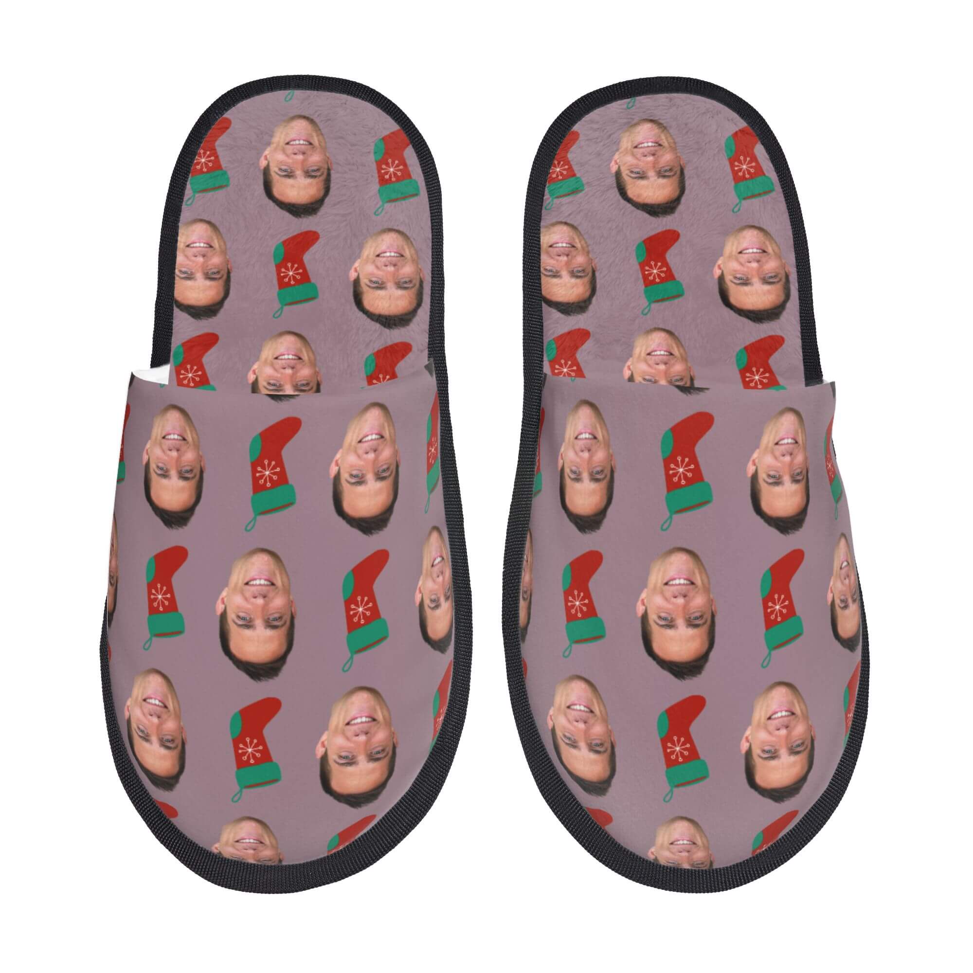 custom photo slippers