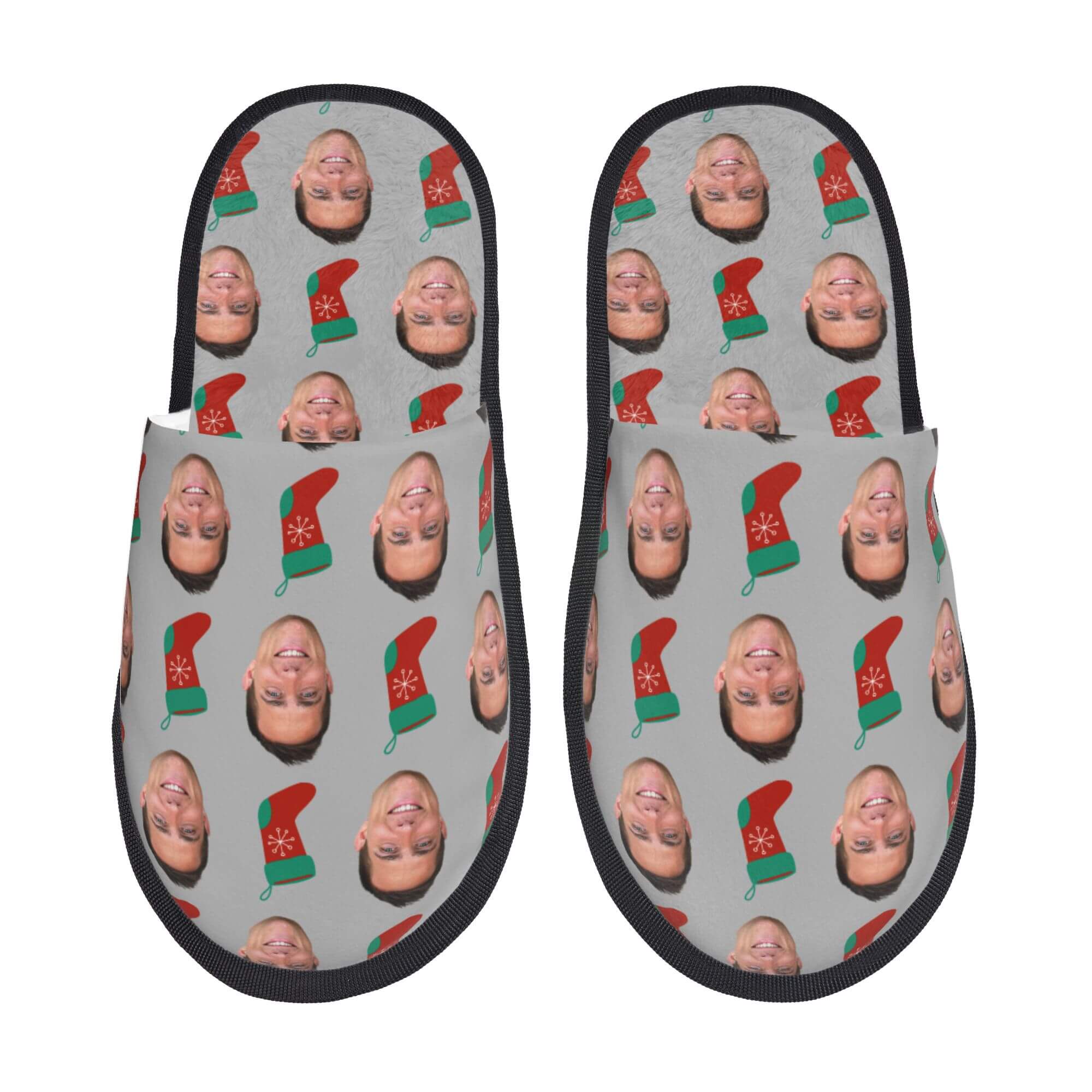 custom photo slippers
