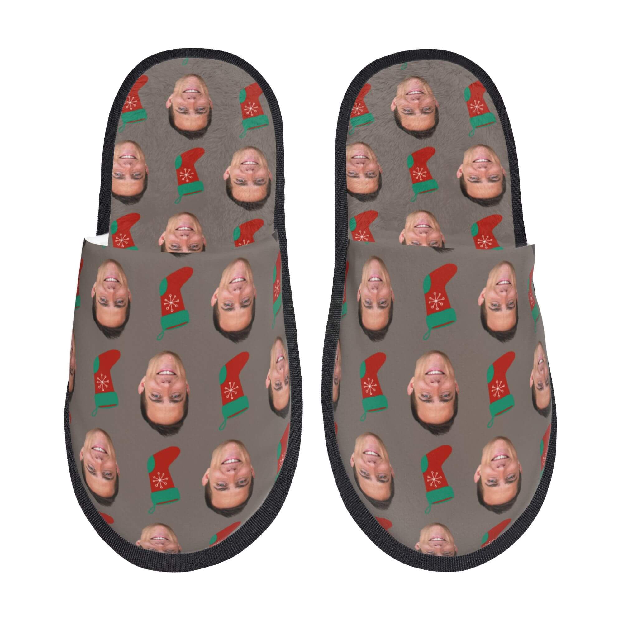 custom photo slippers