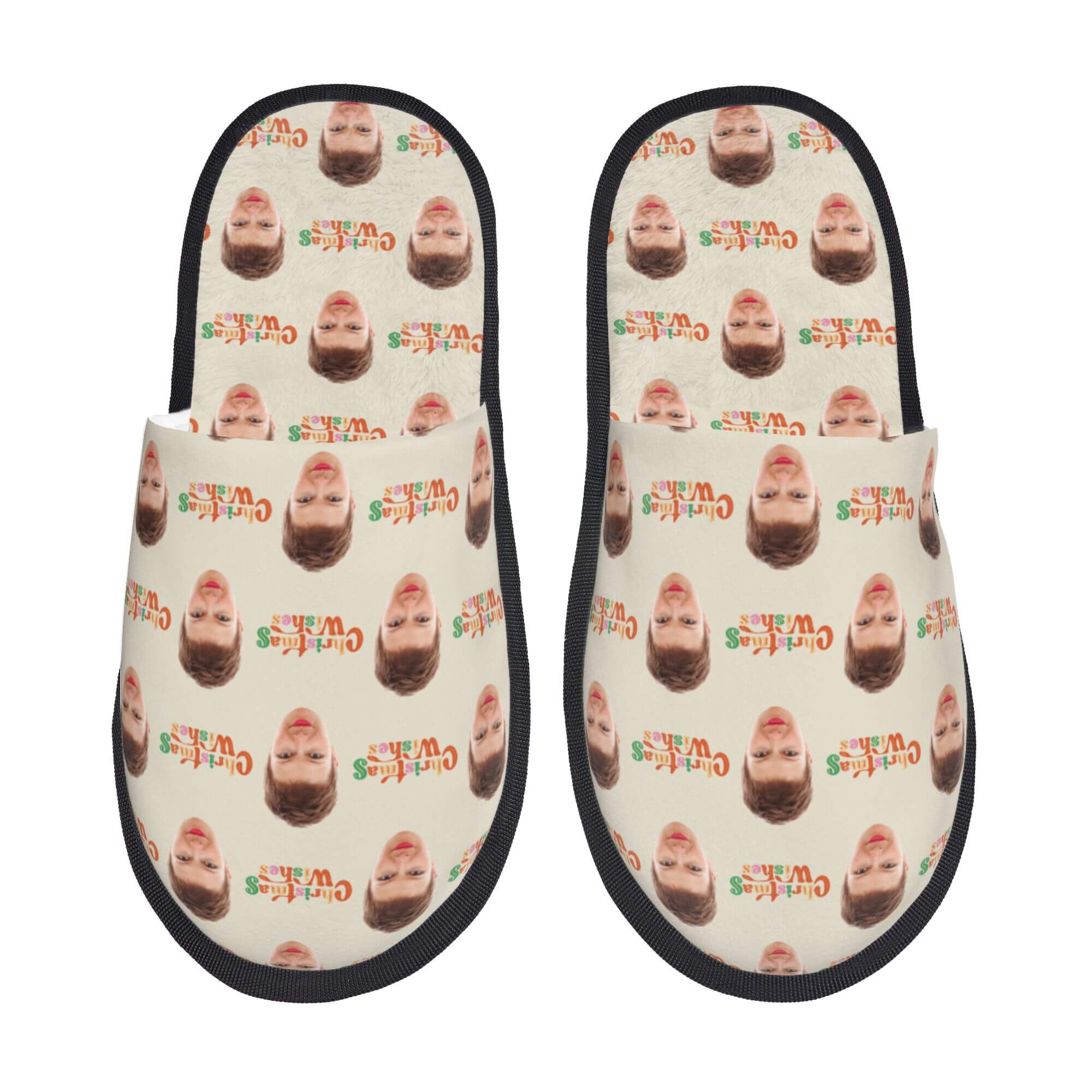 custom photo slippers