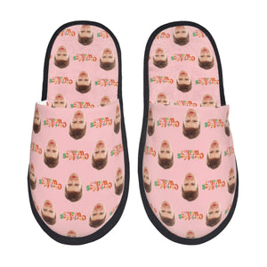 custom photo slippers