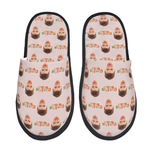 custom photo slippers