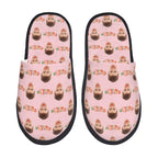 Custom Photo Slippers Merry Christmas Winter Cotton Slippers for Men Women