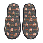 Custom Photo Slippers Merry Christmas Winter Cotton Slippers for Men Women