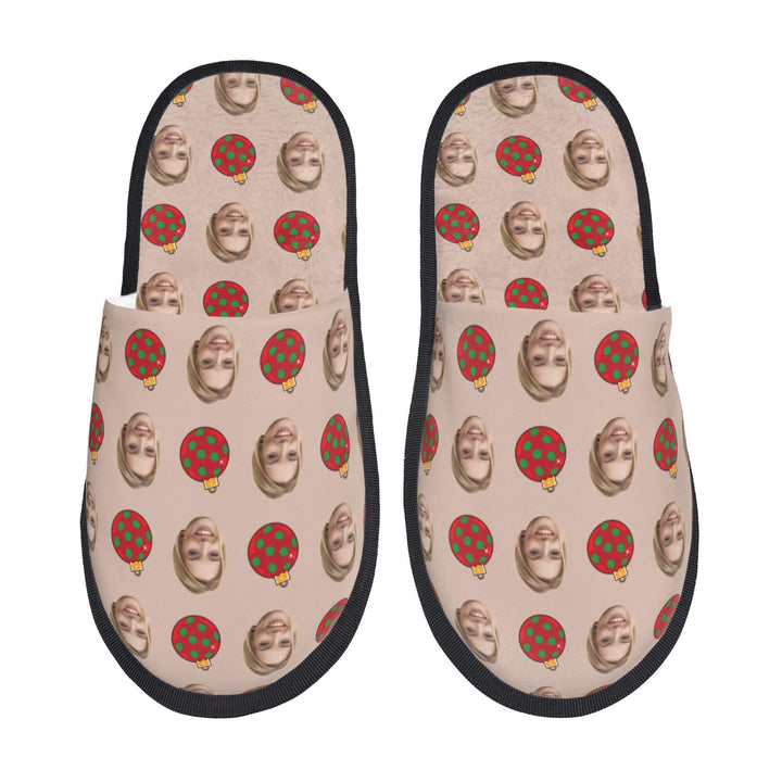 custom photo slippers