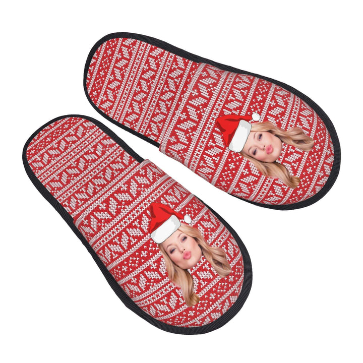 custom photo slippers