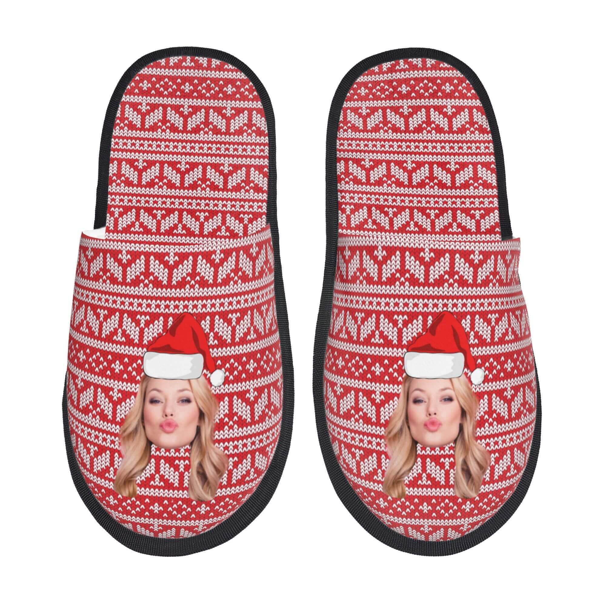 custom photo slippers