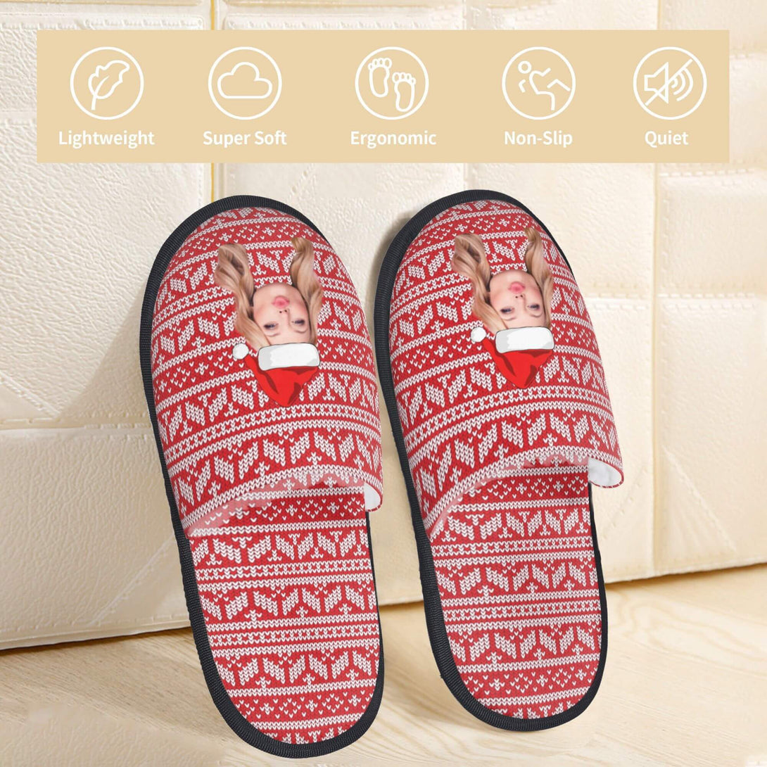 custom photo slippers