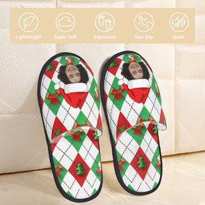 custom photo slippers