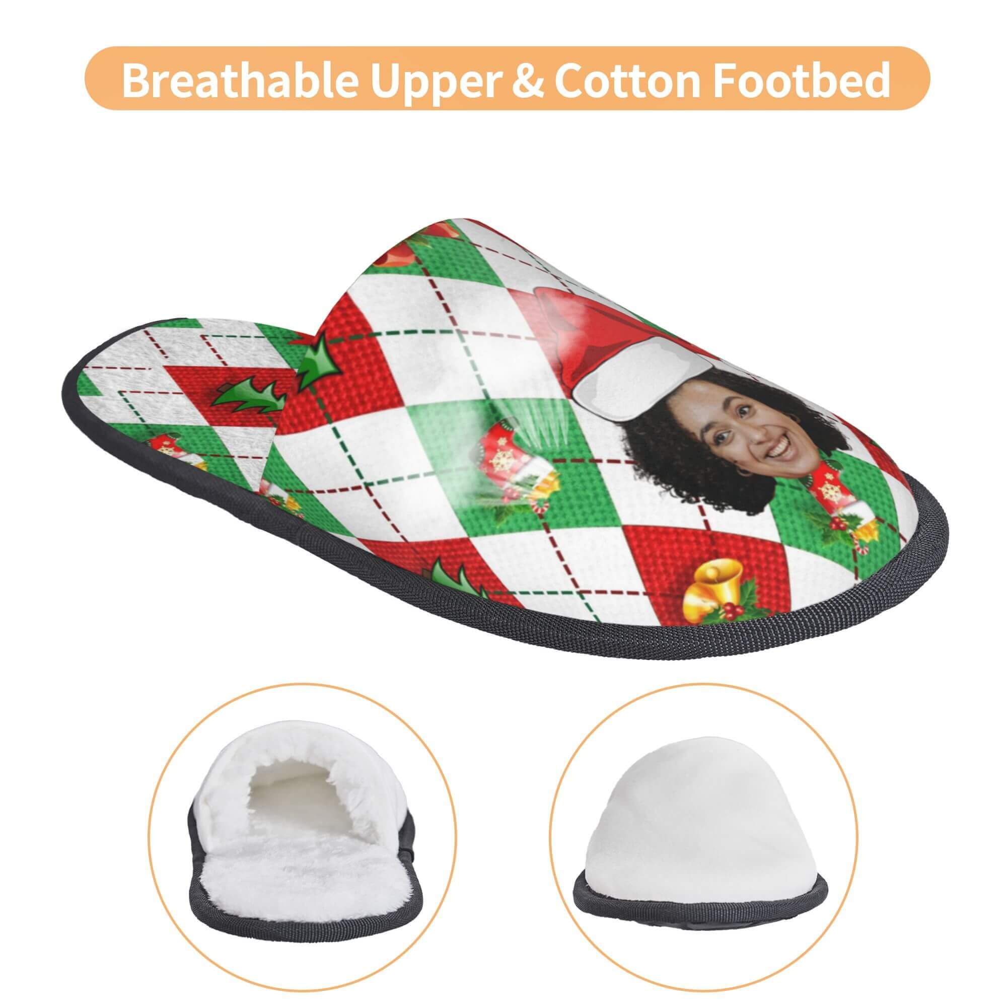 custom photo slippers