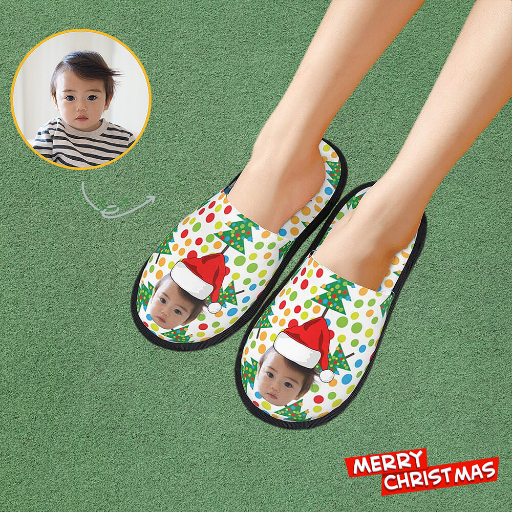 custom photo slippers
