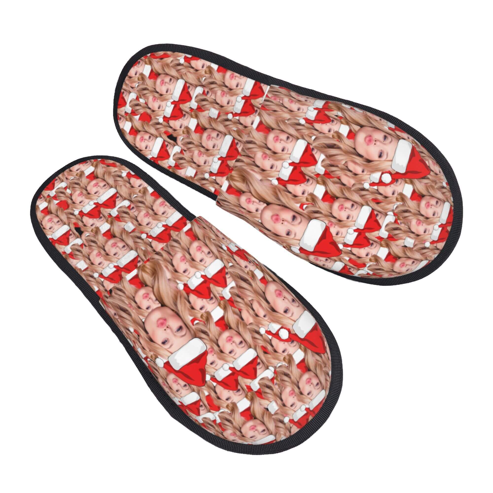 custom photo slippers