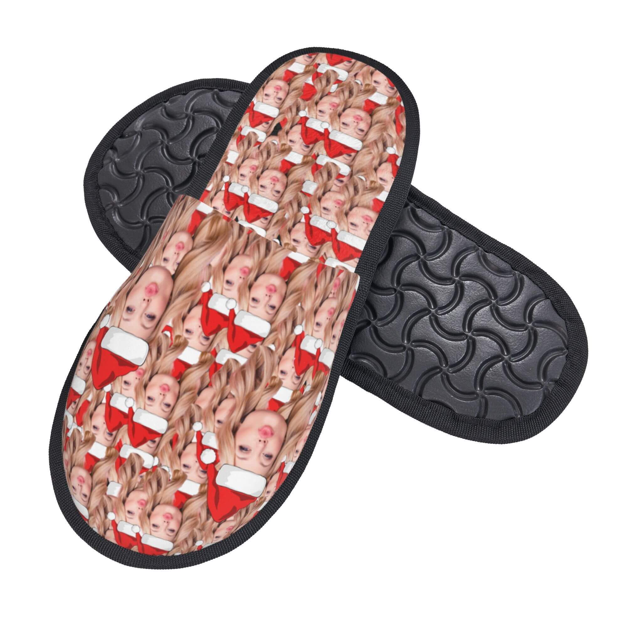 custom photo slippers