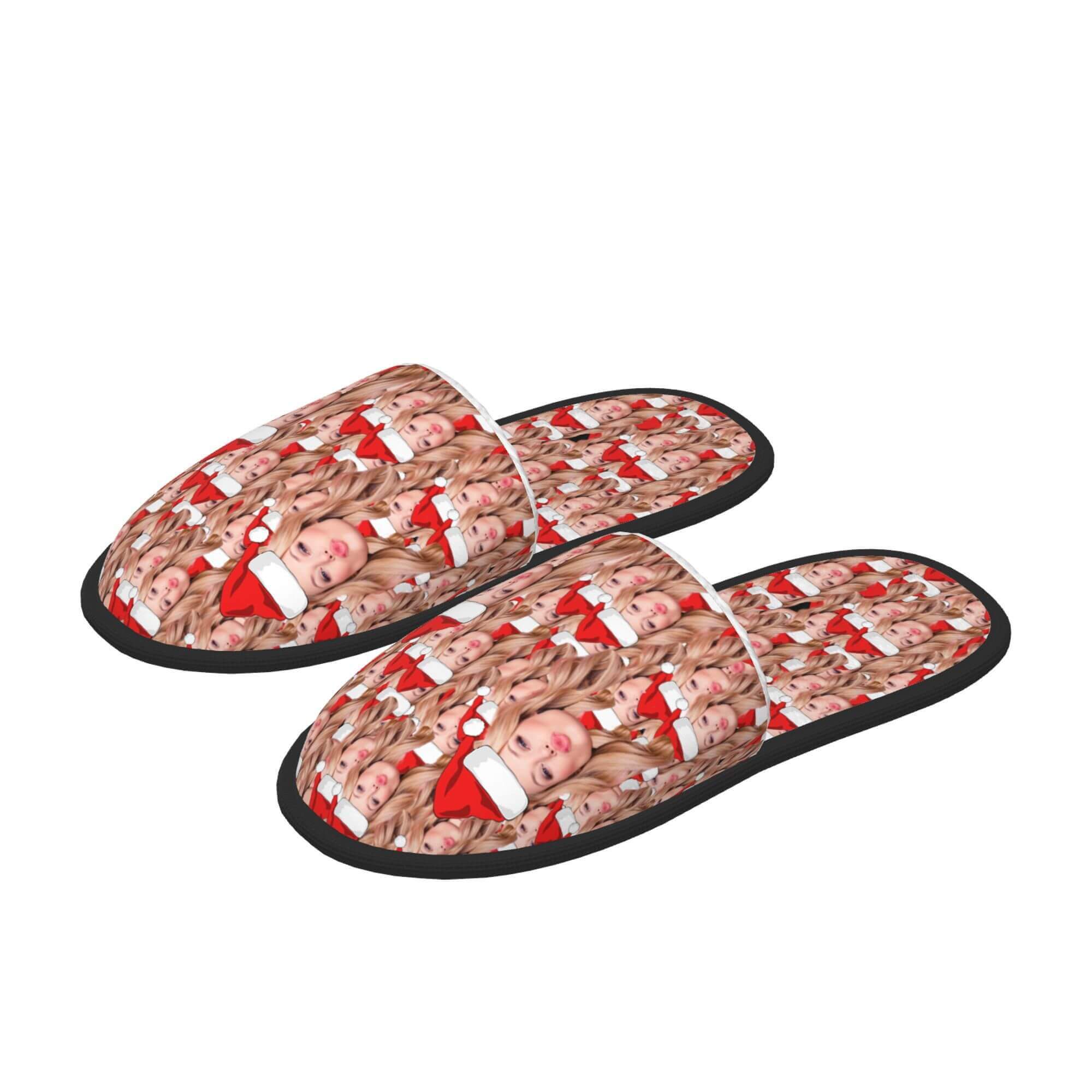 custom photo slippers
