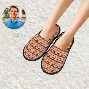 custom photo slippers