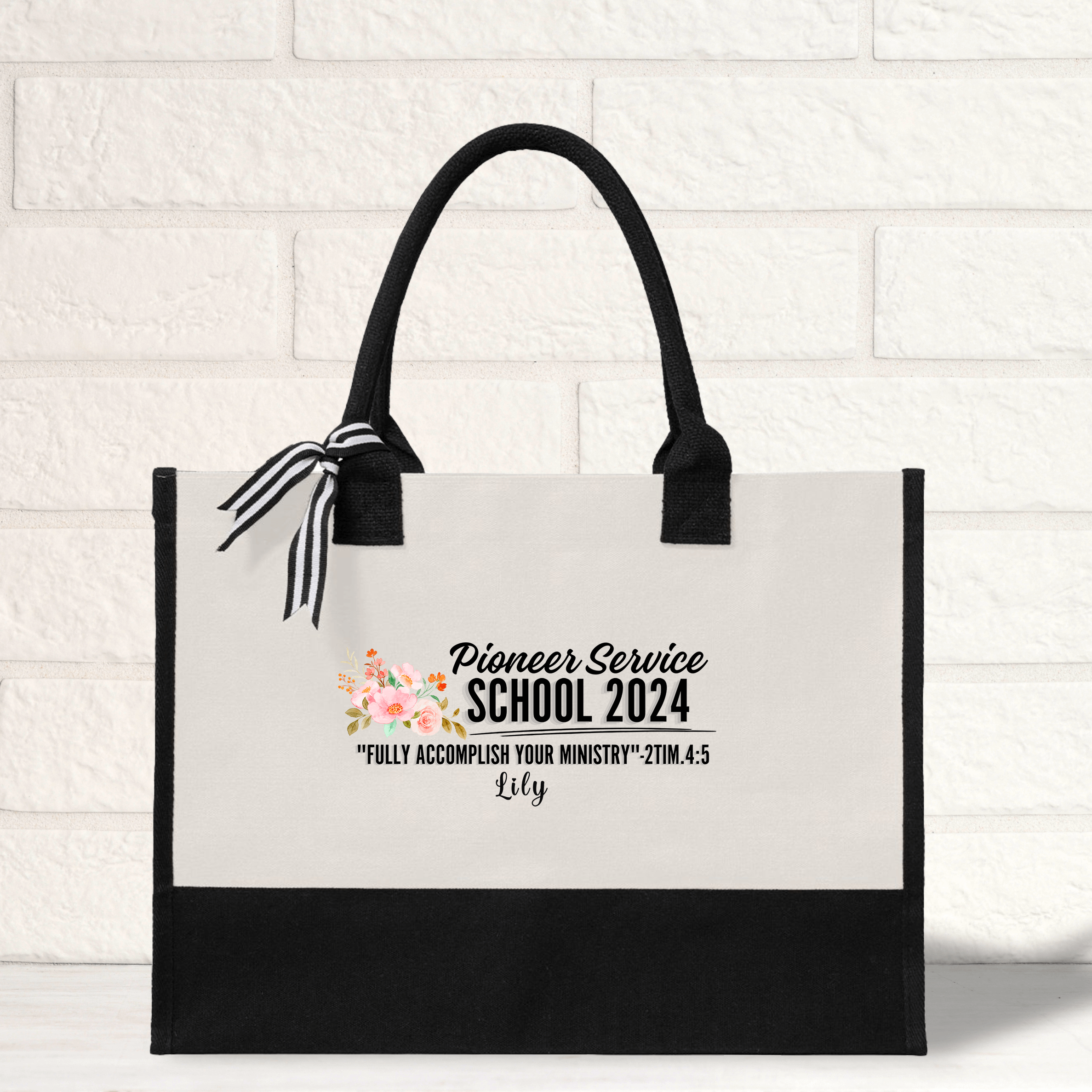 Pioneer Service School 2024 Teacher Tote Bag