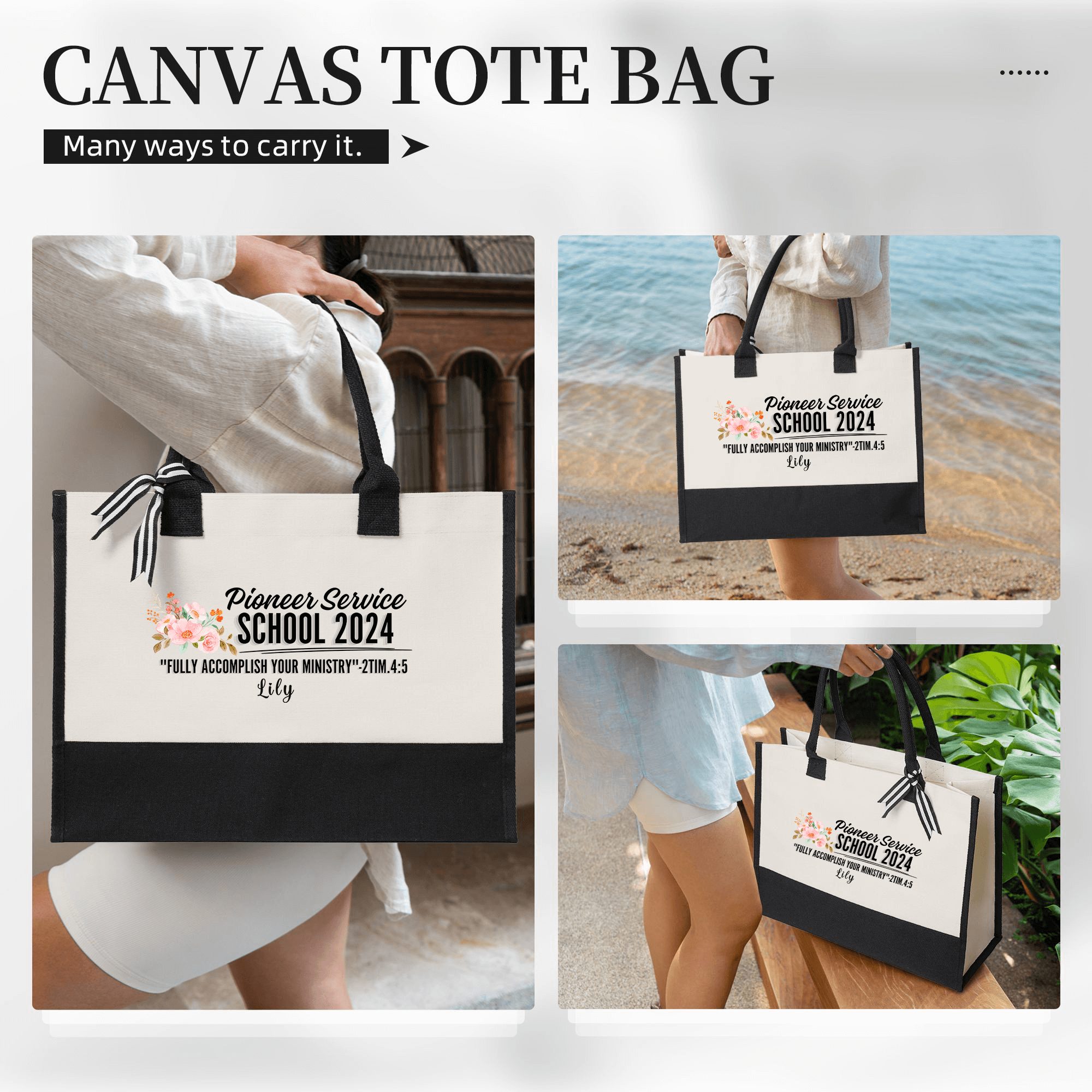 Pioneer Service School 2024 Teacher Tote Bag