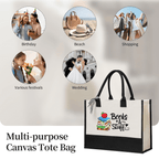 Books and Stuff Tote Bag for Teacher Personalized Teacher Gift