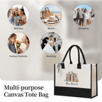 Books with Flowers Personalized Teacher Tote Bag Teacher Gifts