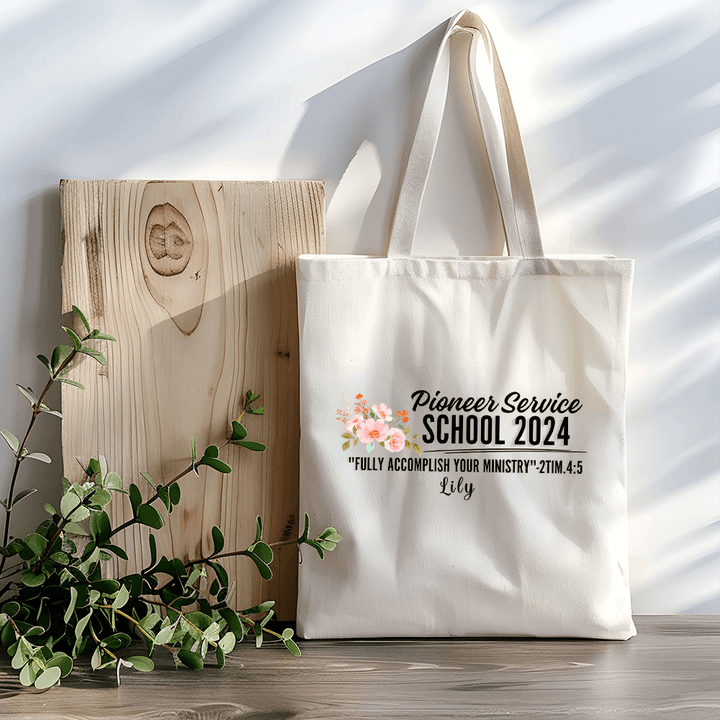 personalized teacher tote bag