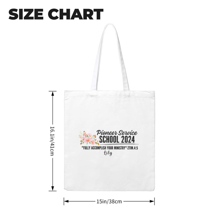 personalized teacher tote bag