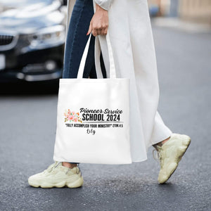 personalized teacher tote bag