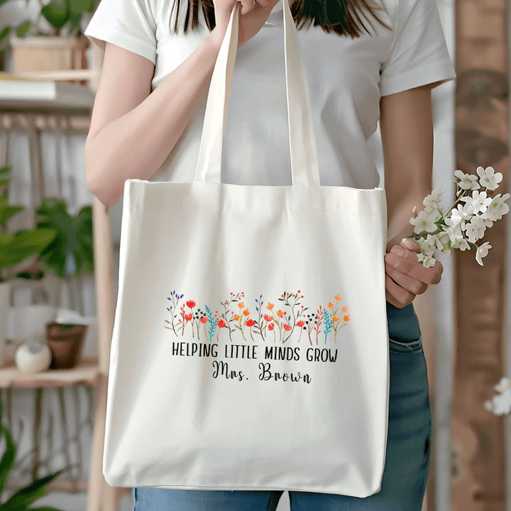 Custom Teacher Name Bag