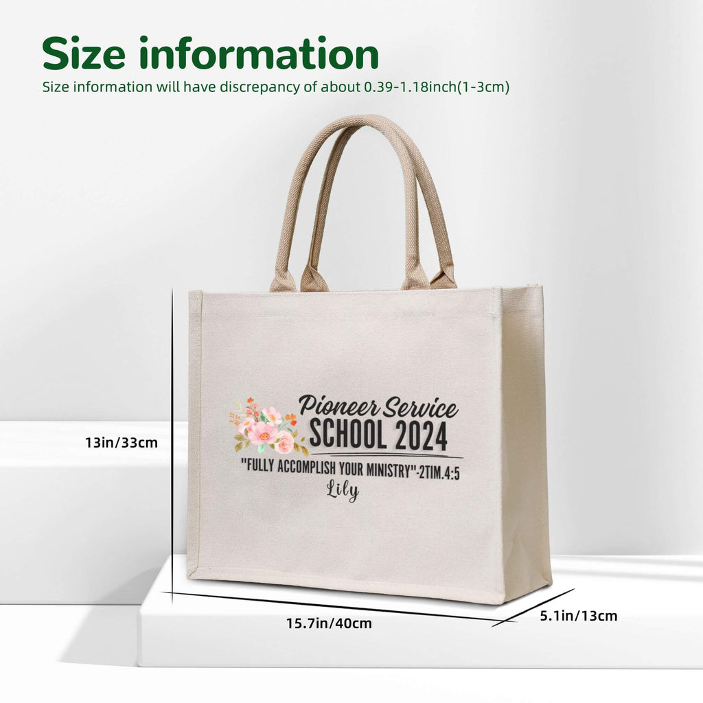 Pioneer Season School 2024 Teacher Tote Bag