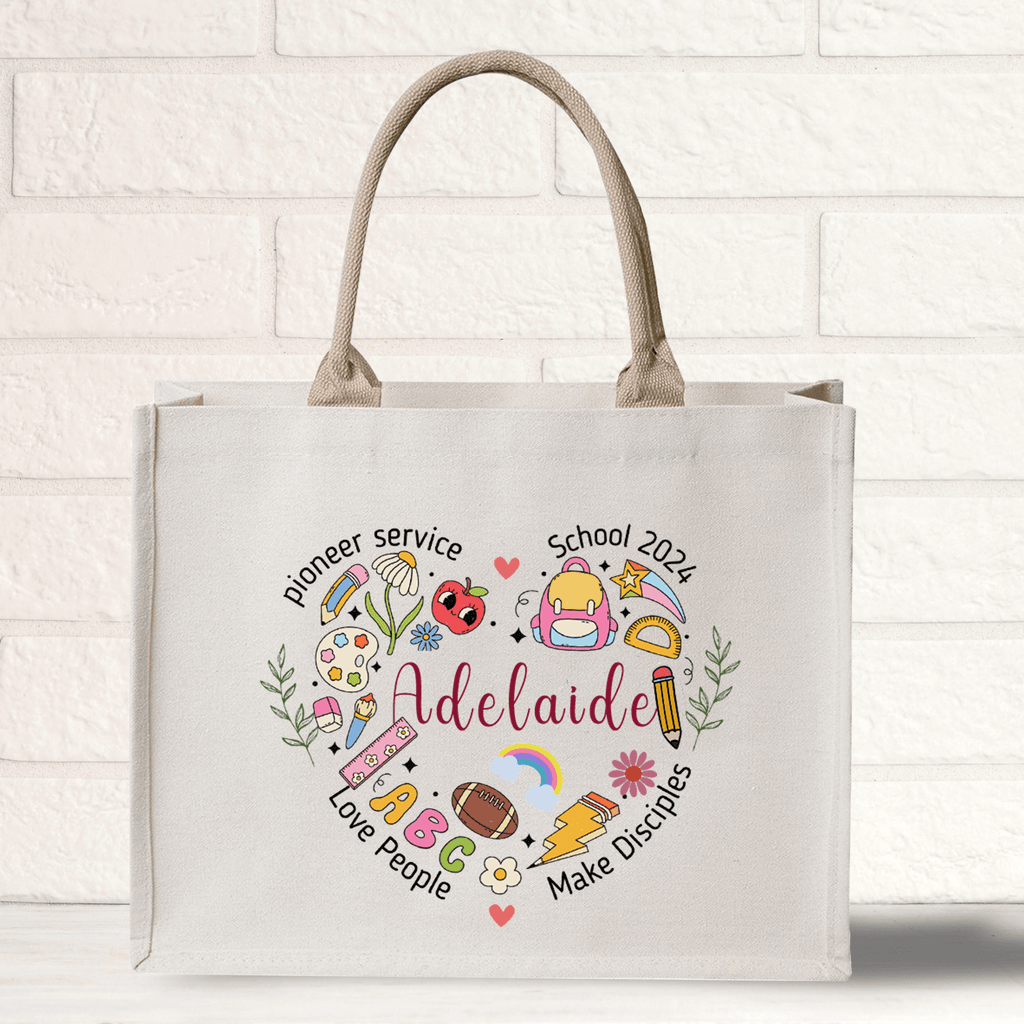 Love People Make Disciples Personalized Teacher Bag