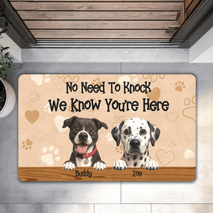 custom dog doormat