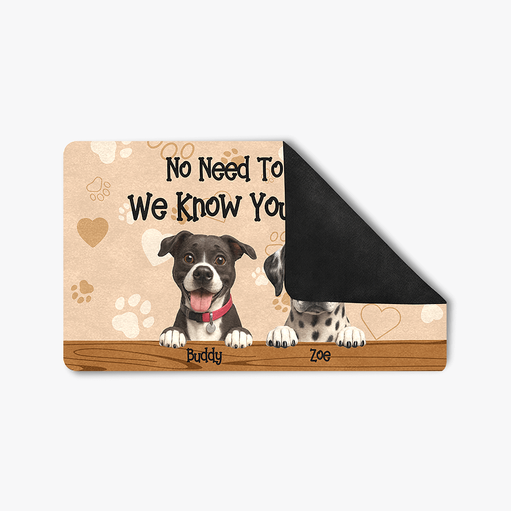 custom dog doormat