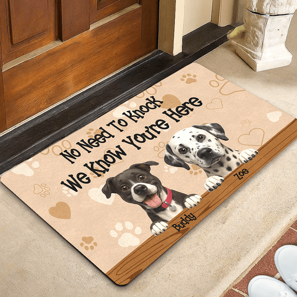custom dog doormat