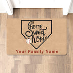 baseball doormat
