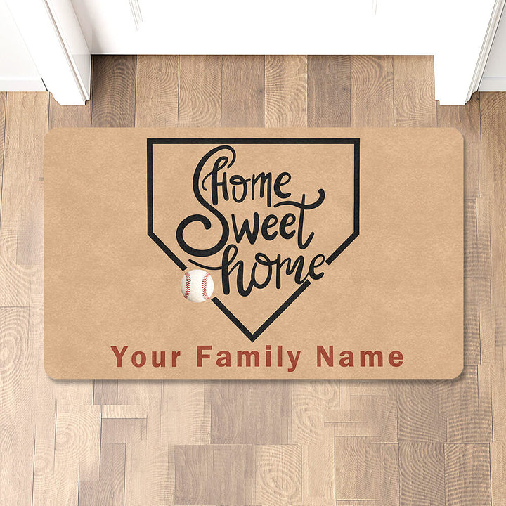 baseball doormat