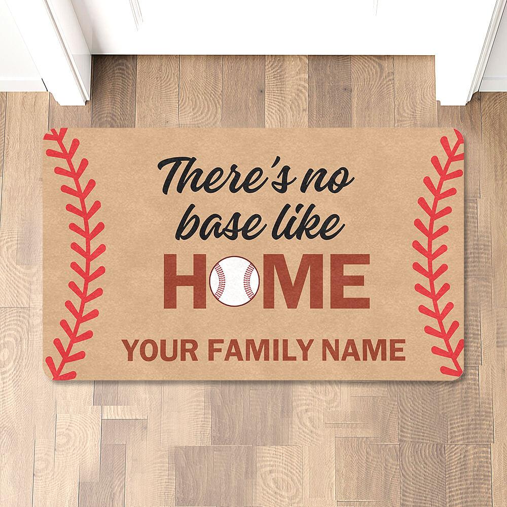 baseball doormat