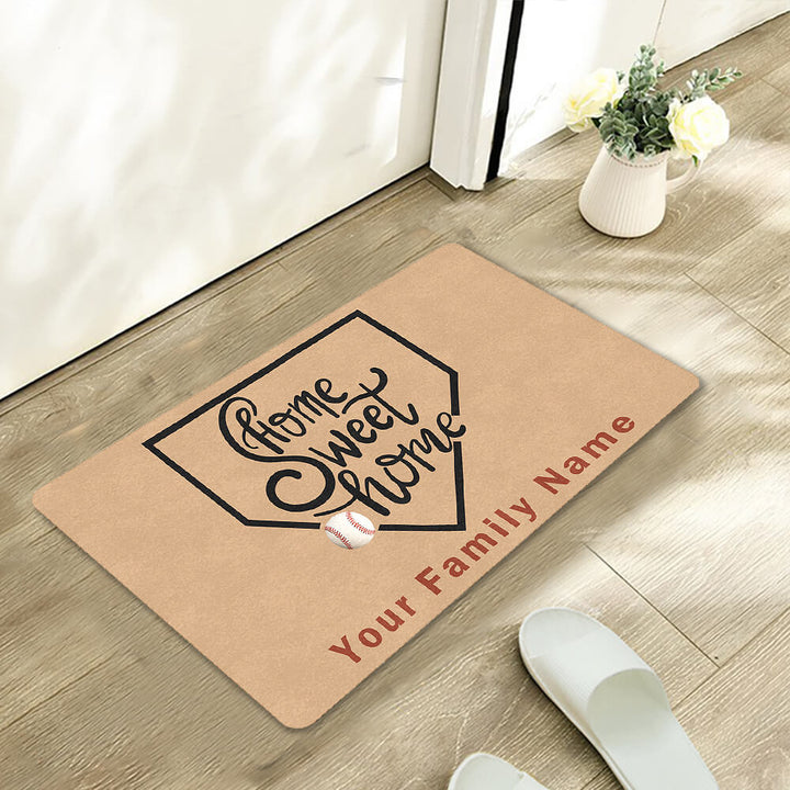 baseball doormat