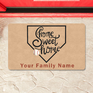 baseball doormat