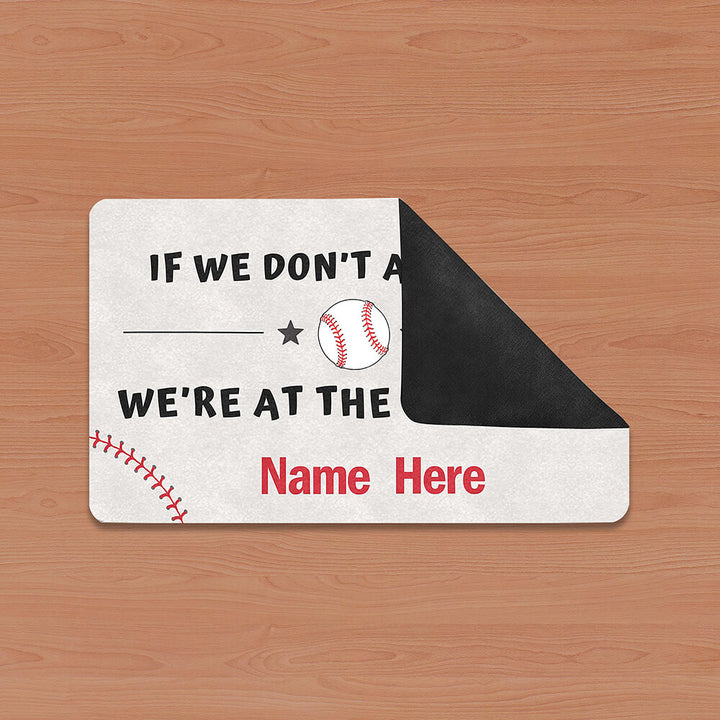 baseball doormat