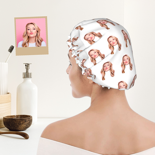 photo shower cap