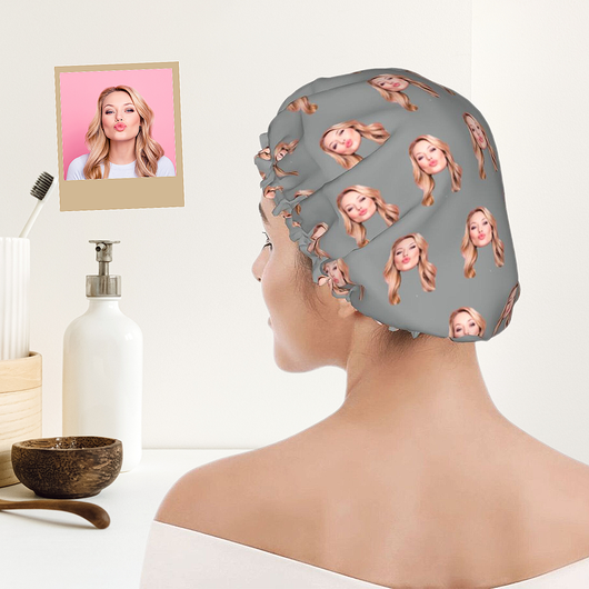 photo shower cap