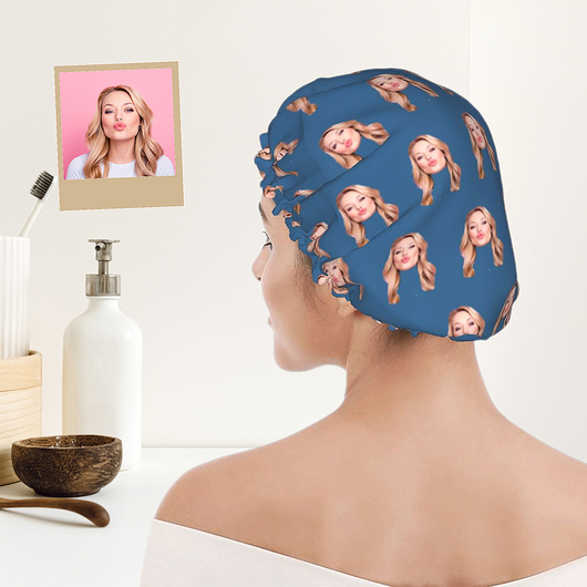 photo shower cap