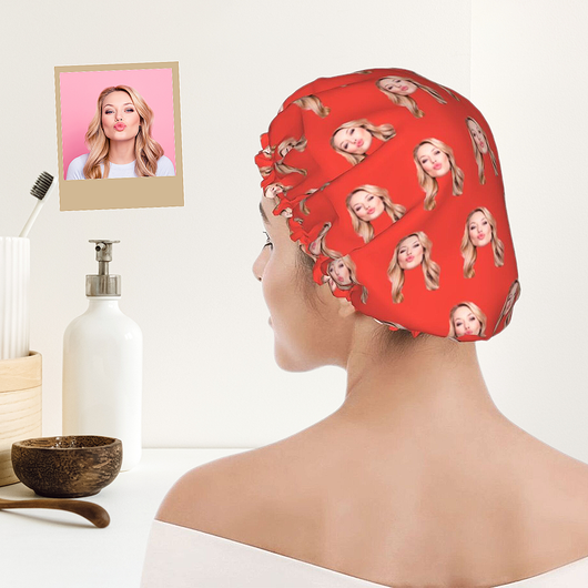 photo shower cap